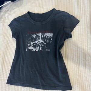 Brandy Melville Dark Gray Tee